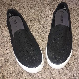 Lightly worn sperry slip ones